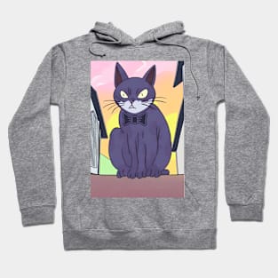 scary cat Hoodie